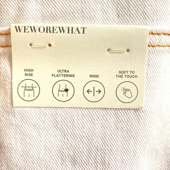 NWT WEWOREWHAT Icon Jean Stretch Twill Denim, size 27 - Picture 7 of 13